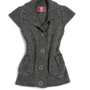 Sakura Gray Knit Sweater